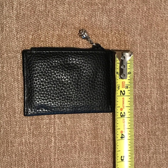 Brighton Black Coin  Purse with Silver Pull - Picture 3 of 3